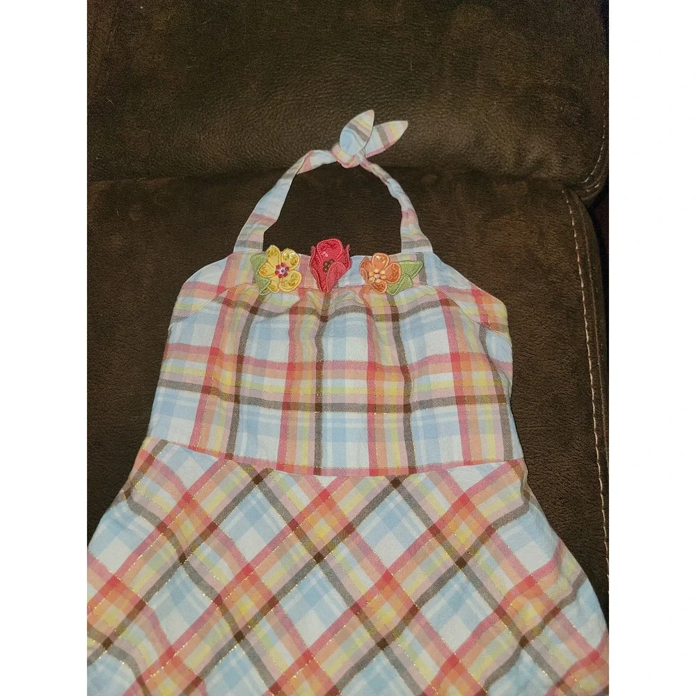 Gymboree island getaway halter floral dress size 7
